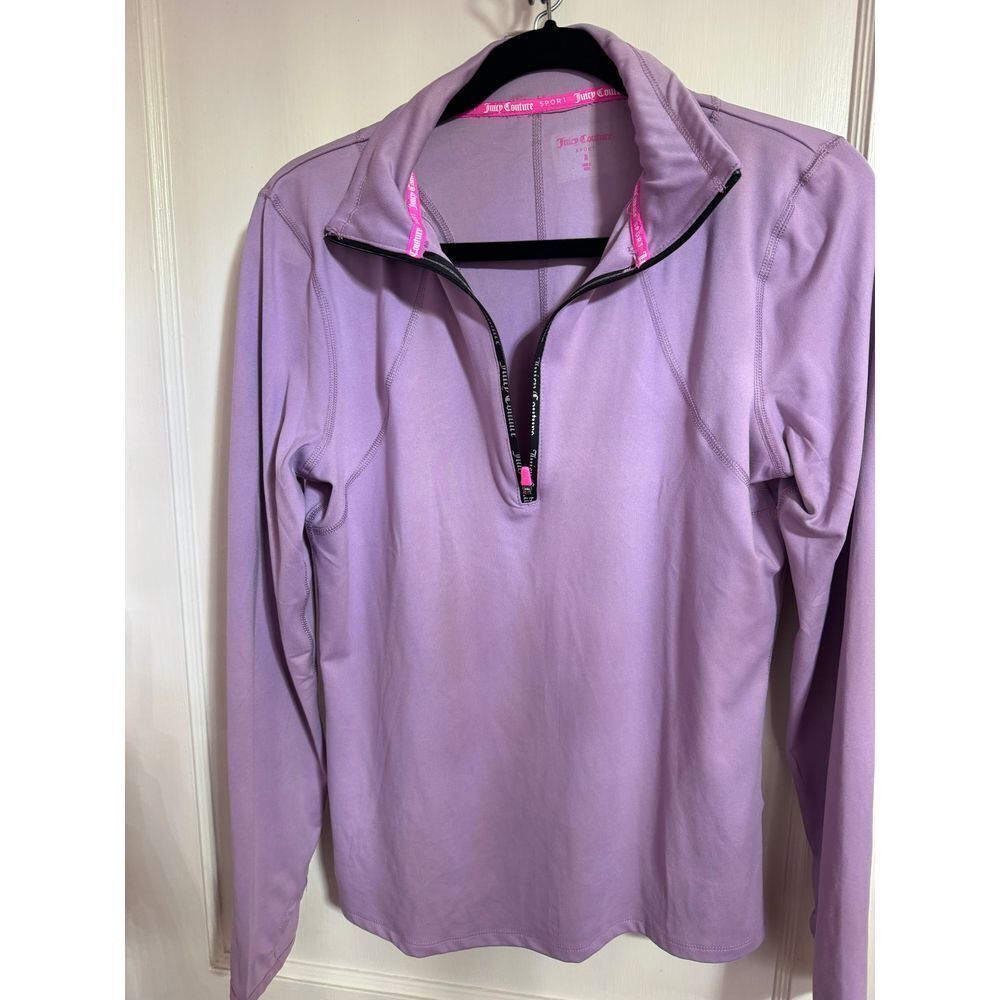 Juicy Couture Lavender Quarter-Zip Pullover | Soft Comfort for‎ Active Lifestyle